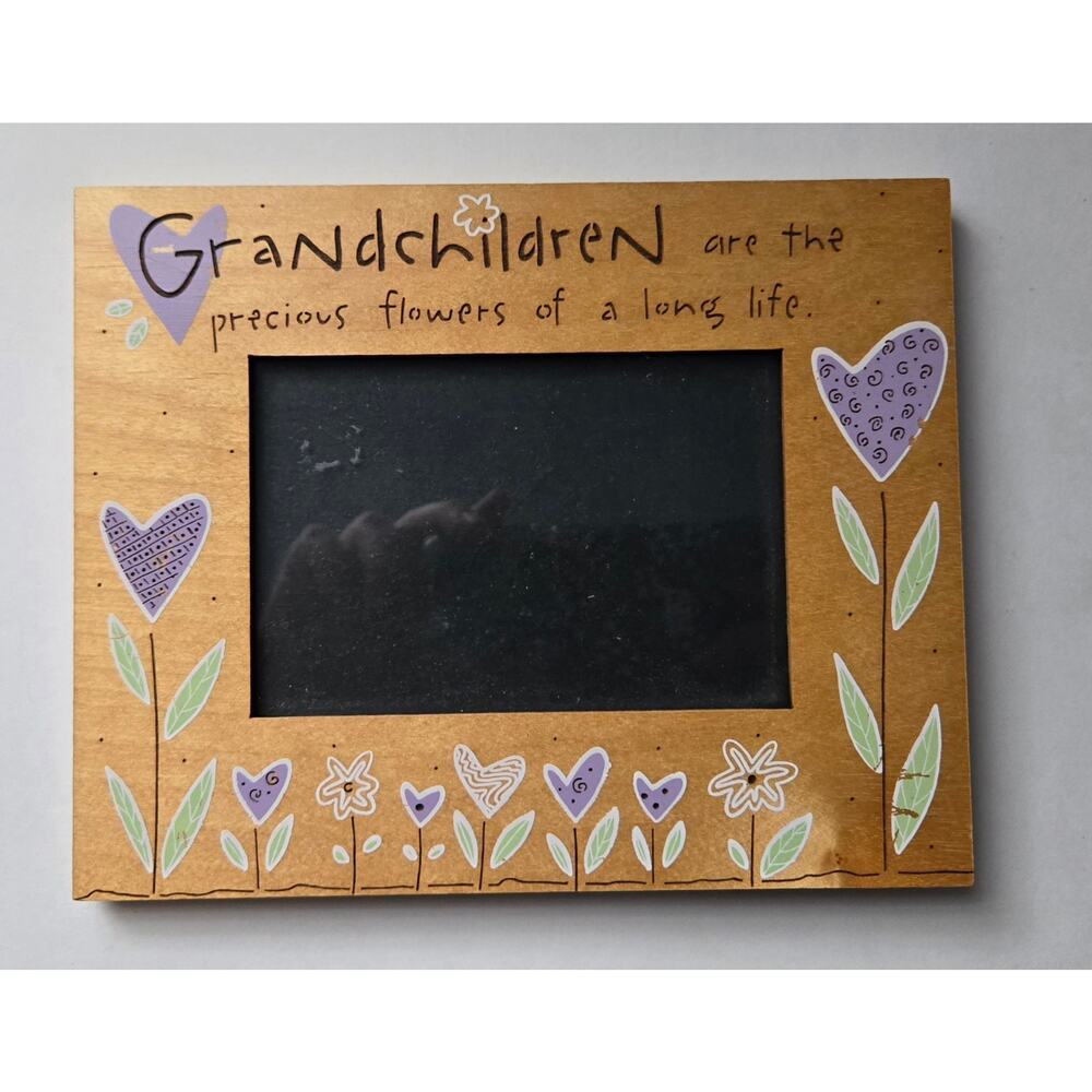 Grandchildren are the Precious Flowers of a Long Life Picture Frame